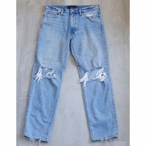 Abercrombie & Fitch Vintage Stretch 90s Stretch Distressed Mens Size 32x32 EUC